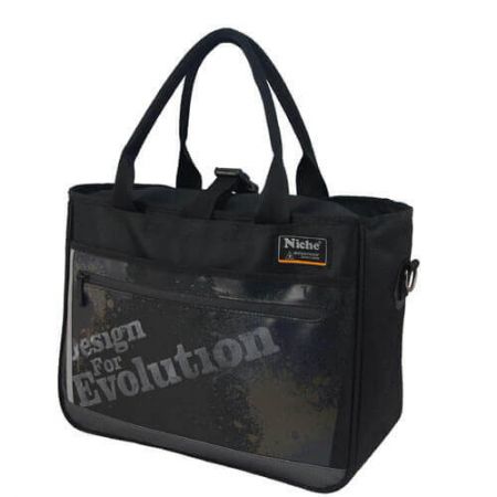roll top tote bag with velcro closure n5213b